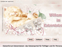 Tablet Screenshot of katzentatzenforum.de